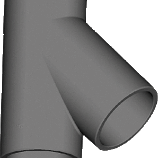 Ubbink Ubbink Aerfoam geïsoleerd leidingsysteem - T-stuk 45 zonder moffen diameter 150