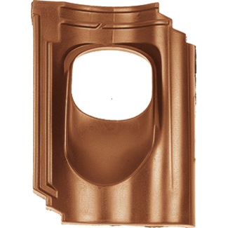 Ubbink Ubbink doorvoerpan Ø131 mm 1-pans opnieuw verbeterde holle 25-45° terra cotta