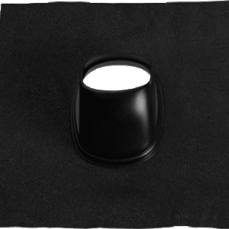 Ubbink Ubbink doorvoerpan 1-pans ubiflex 5-25° kunststof zwart 166 mm