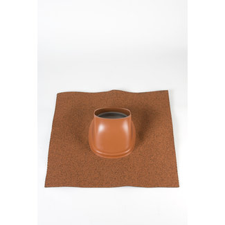 Ubbink Ubbink Ubiflex doorvoerpan universeel 25-45° Ø131 mm 500 x 500 mm terracotta