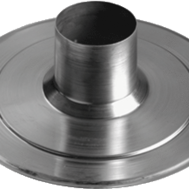 Ubbink Ubbink plakplaat rond aluminium 250/350 mm
