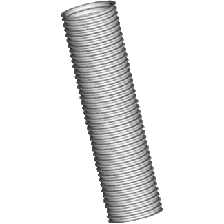 Ubbink Ubbink Rolux Flex flexibele rookgasbuis, kunststof, wanddikte 2mm, nom. diameter 60mm, kwaliteitsklasse polypropyleen (PP), max. mediumtemperatuur (continu) 120°C, negatieve (onderdruk), positive (overdruk), wet (condenserend)