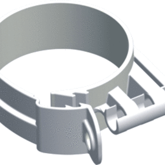 Ubbink Ubbink Rolux dakbeschotbeugel 60 mm PP wit