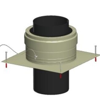 Ubbink Ubbink Rolux Cascade schoorsteenafdekking Ø250 mm