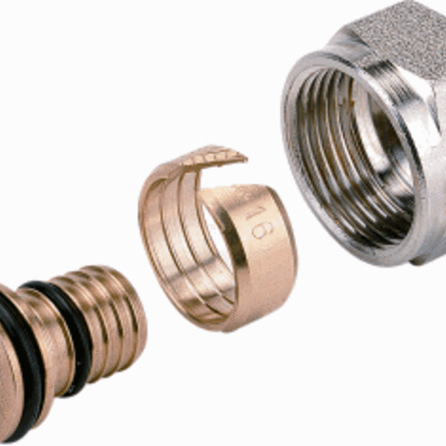 Comap Comap aansluitkoppeling 14x2mm - M22. Voor PEX buis (set van 2)