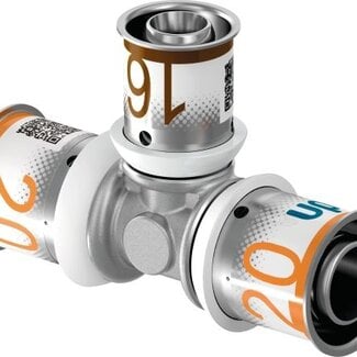 Uponor Uponor S-Press PLUS Fitting met 3 aansluitingen 20X16X20