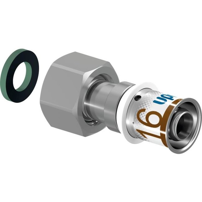 Uponor koppeling met wartel 16-G1/2