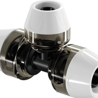 Uponor RTM verloop T-stuk PPSU, 25-20-20