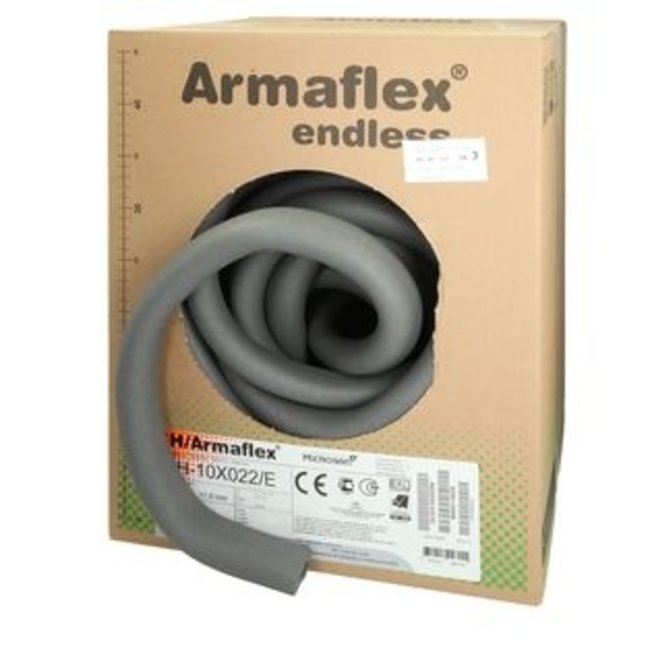 Armaflex Isolatie op rol voor max. 18 mm. buis, diverse lengtes, dikte 10 mm.