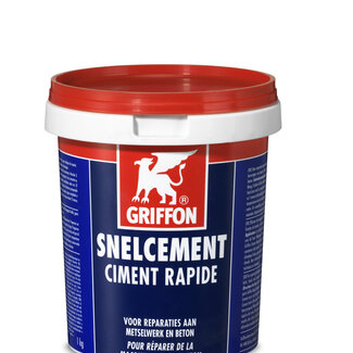 Griffon SNELCEMENT GRIJS 1KG   PT