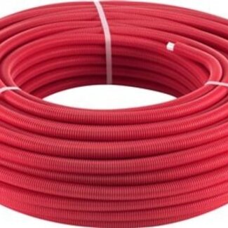 Wavin KLS Tigris buis glad in mantel ø16x 2mm Rood lengte = 75 meter