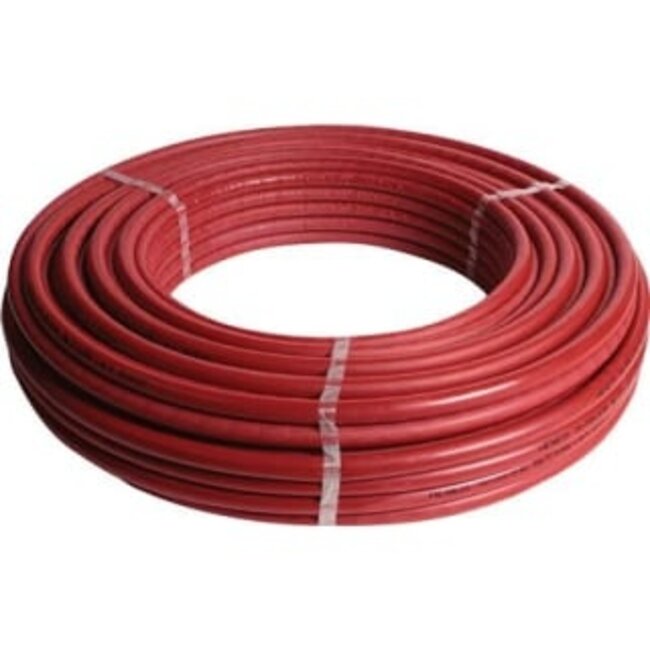 Henco Henco Buis - ø20 x 2mm - geïsoleerd 10mm - rood - 50 meter