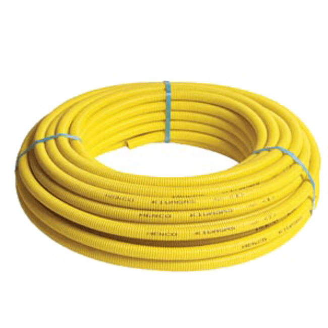 Henco Henco gas buis - mantel geel - 32 x 3mm - lengte 25 meter