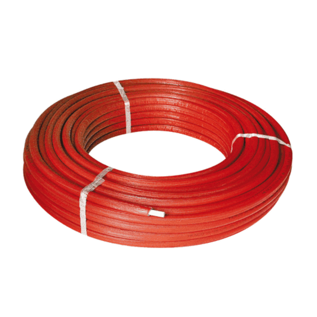 Henco Henco Buis - ø32 x 3mm - Geïsoleerd 10mm rood 50 meter