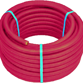 Henco Henco alupex buis - PE mantel rood - ø26 x 3mm - 25meter