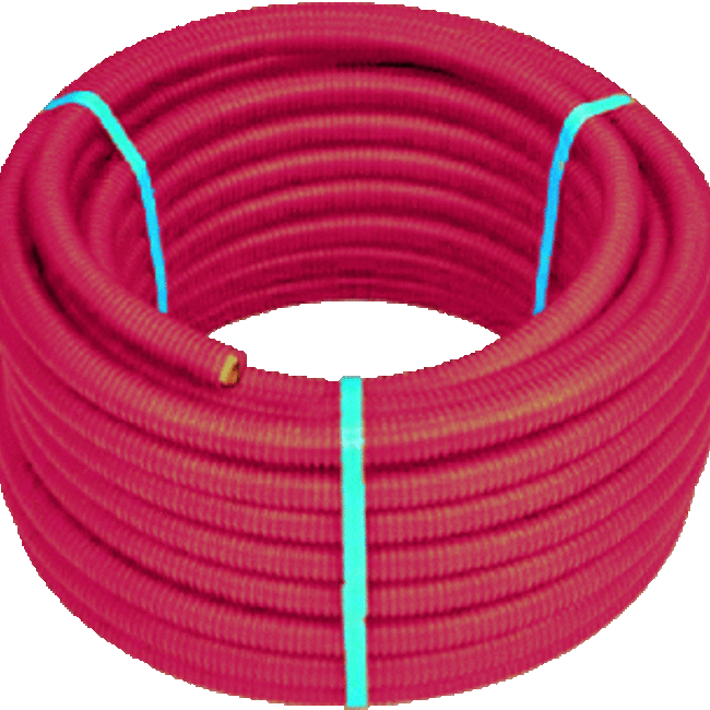 Henco Henco alupex buis - PE mantel rood - ø26 x 3mm - 25meter