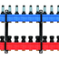 Komfort (Nathan Import/Export B.V.) Komfort SBK verdeler type 4801 E-pomp boven aansluiting, 10 tot 145 l/u,