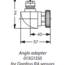 Danfoss BV Danfoss adapter RA haaks voor voelers met klikaansluiting