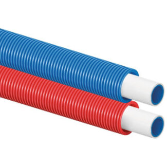 Uponor Uponor buis - ø20mm - in mantel - rood/blauw - 25 meter