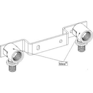 Rehau Rehau Gemini beugel - ø20mm x 1/2" LX binnendraad