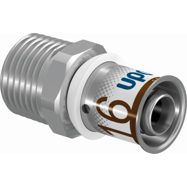 Uponor Uponor punststuk - ø16 x 1/2" - Recht (pers x buitendraad)