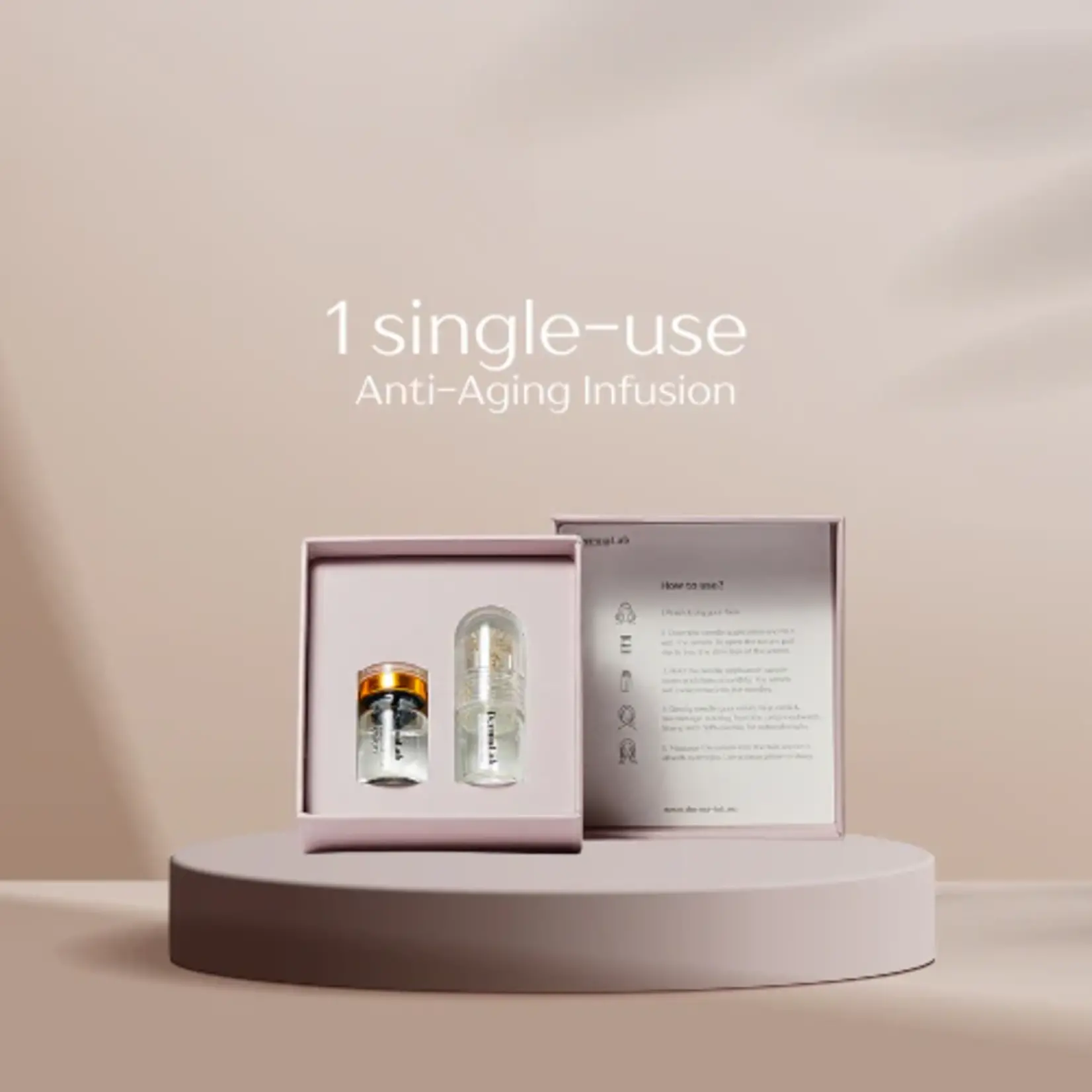 DermaLab Anti-Aging Infusion: 1 single applicatie