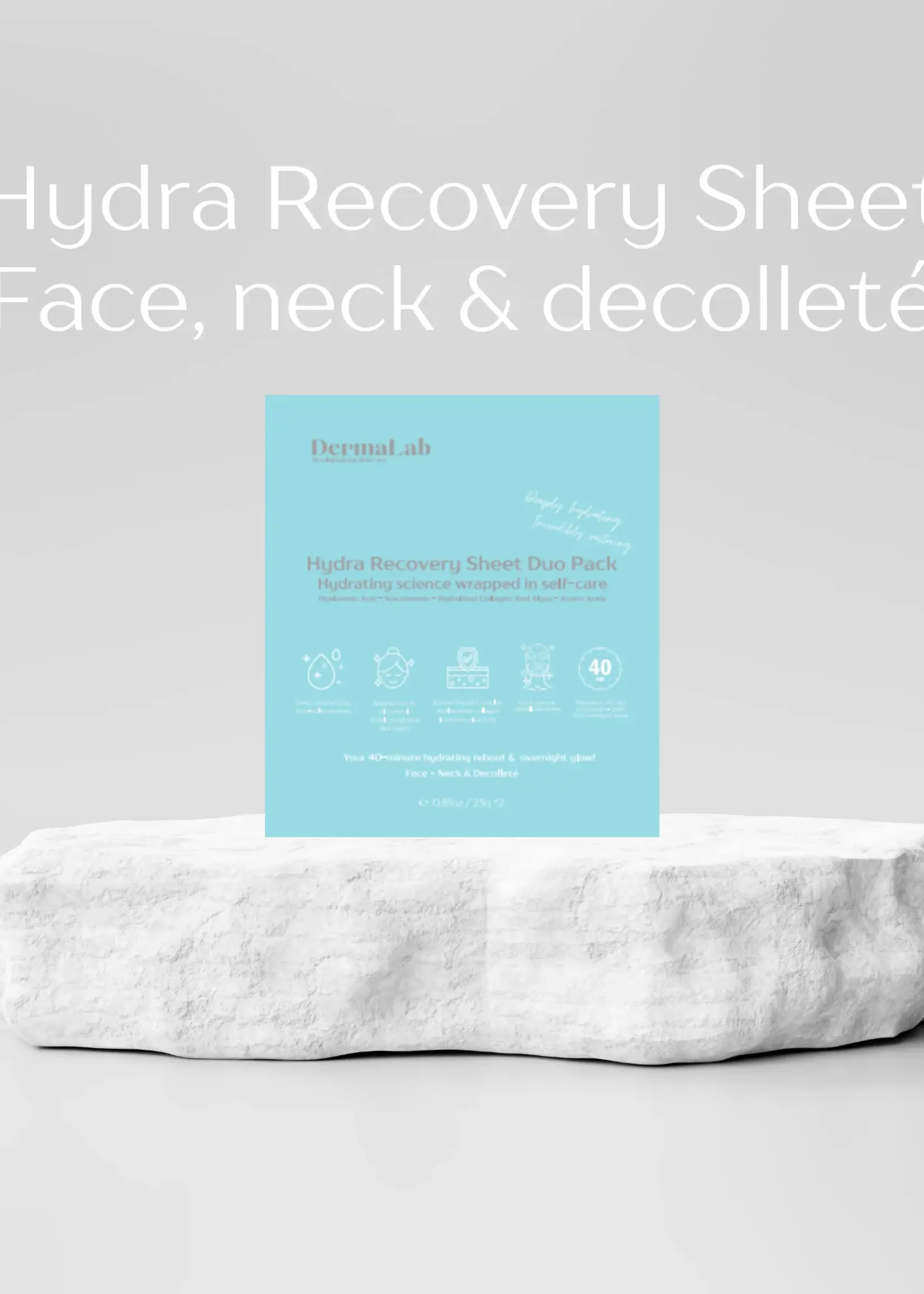 DermaLab Hydra Recovery Sheet Duo Pack