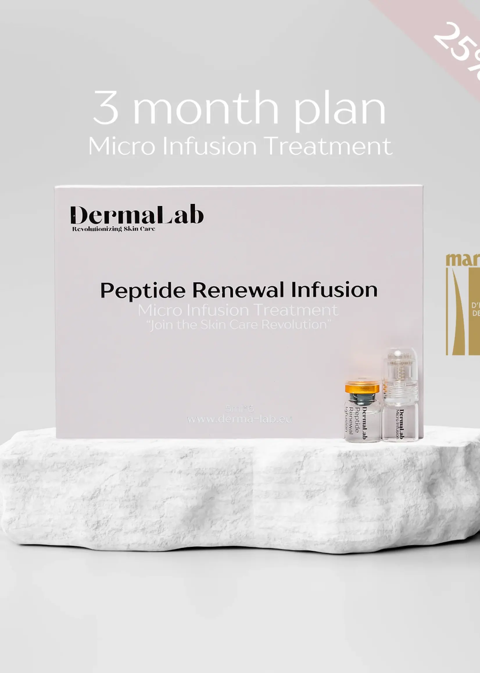DermaLab Peptide Renewal Infusion: 3 maanden plan