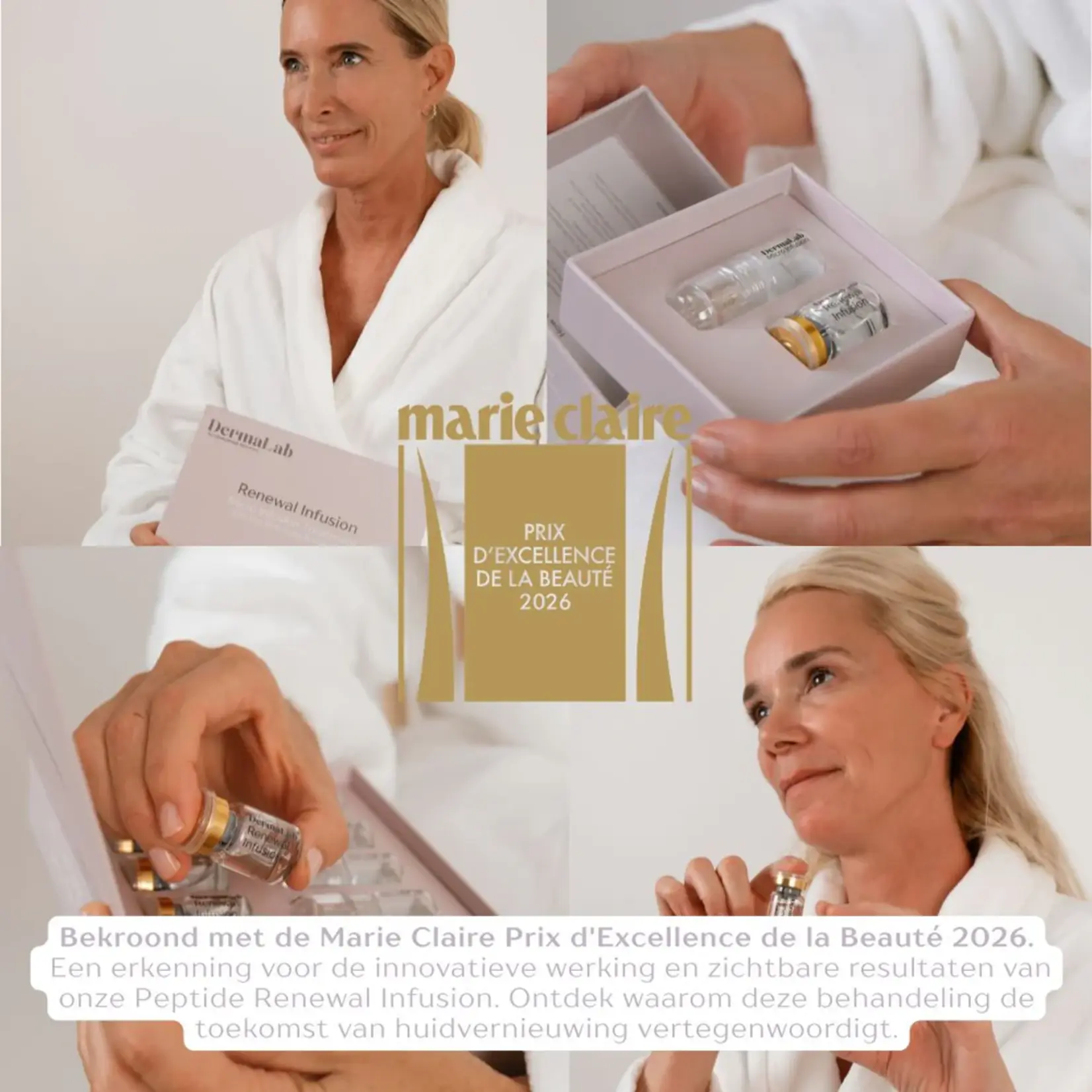 DermaLab Peptide Renewal Infusion: 3 maanden plan