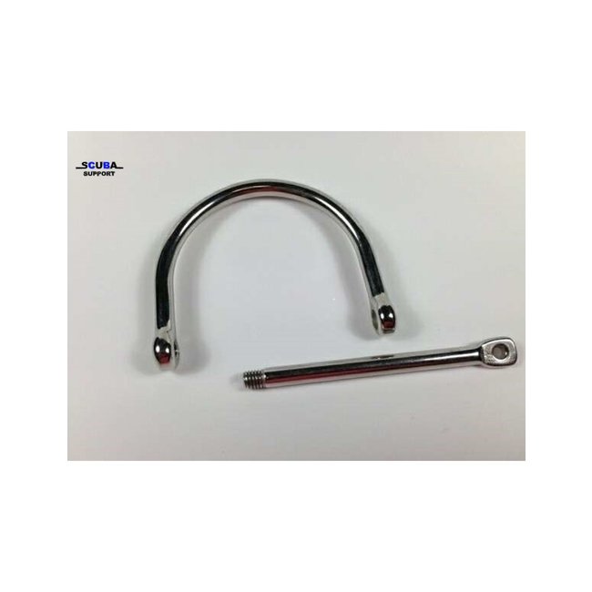 Scuba Support D-ring Stainless steel, removable