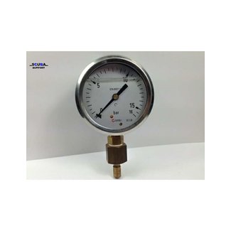 Scuba Support Intermediate pressure gauge glycerin filled proffesional