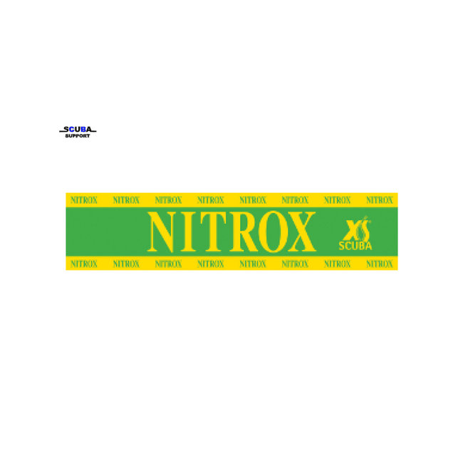 DirZone Nitrox sticker voor op de duikfles 65x15cm