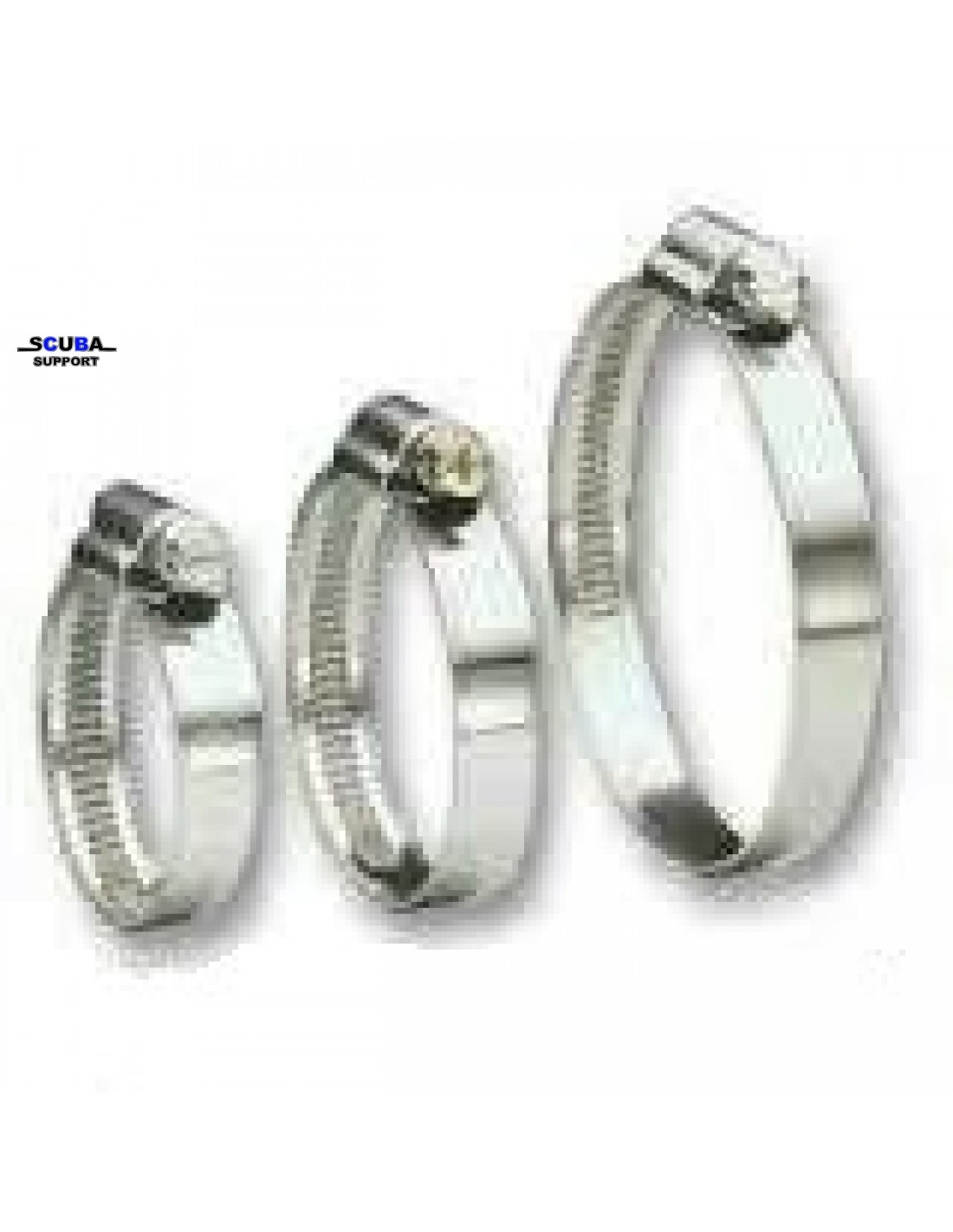 Slangklem Higrip RVS 240mm Scuba Support