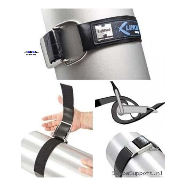 DirZone Highland Clinch Tank Bands with ss cam buckles per paar