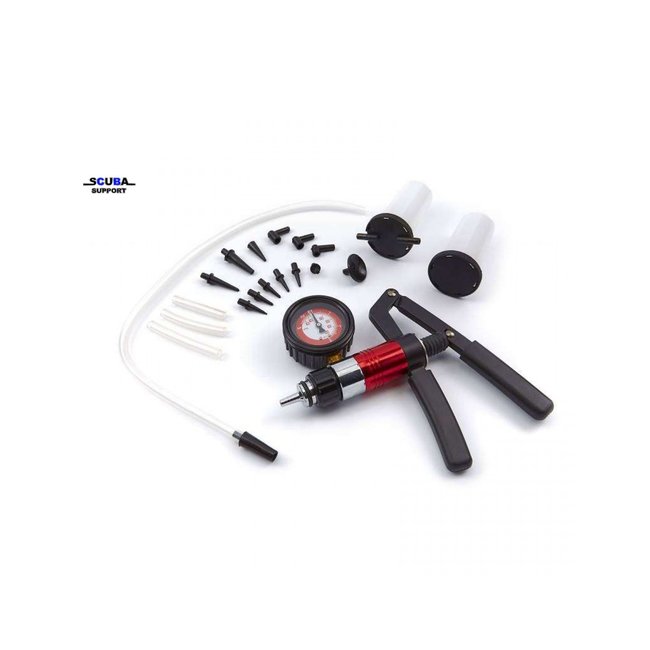 Scuba Support Hand vacuum pump with gauge