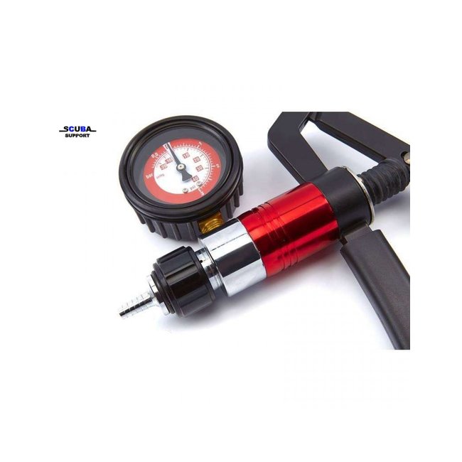 Scuba Support Hand vacuum pump with gauge