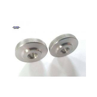 Scuba Support Stainless nuts for dubble set (low profile)