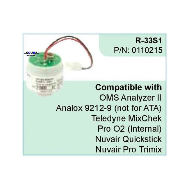 Vandagraph Oxygen Sensor - R-33S1