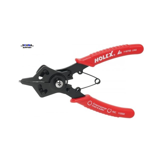 Scuba Support Circlip tang, intern en extern