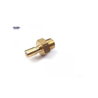 Scuba Support Inflator adapter - 1/4 uitwendig Messing
