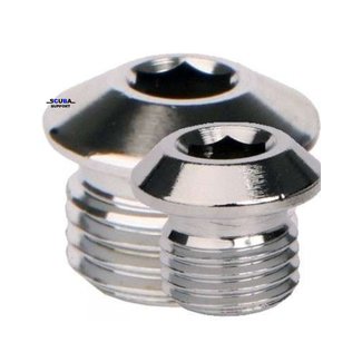 Apeks blind plug 7/16 UNF Hogedruk AP1413