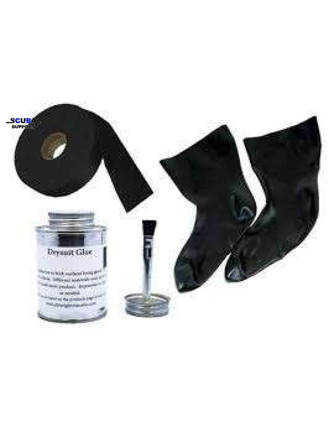 Drysuit repair Mounting Soks Scuba Support