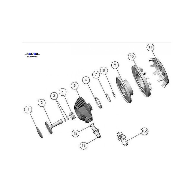 Apeks Inflator nippel CEJN Apeks