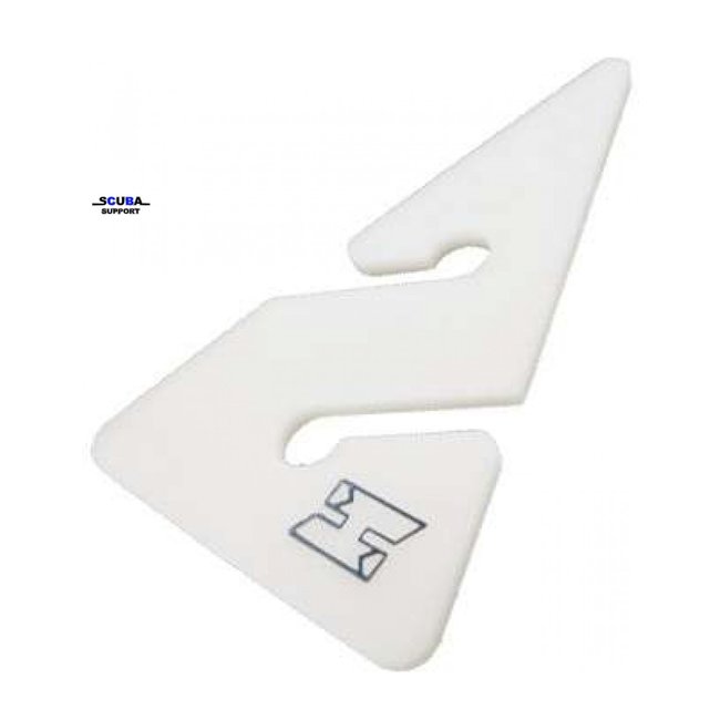 Line Arrows, white w/ blue H logo, ( set of 12 ) - Scuba Support