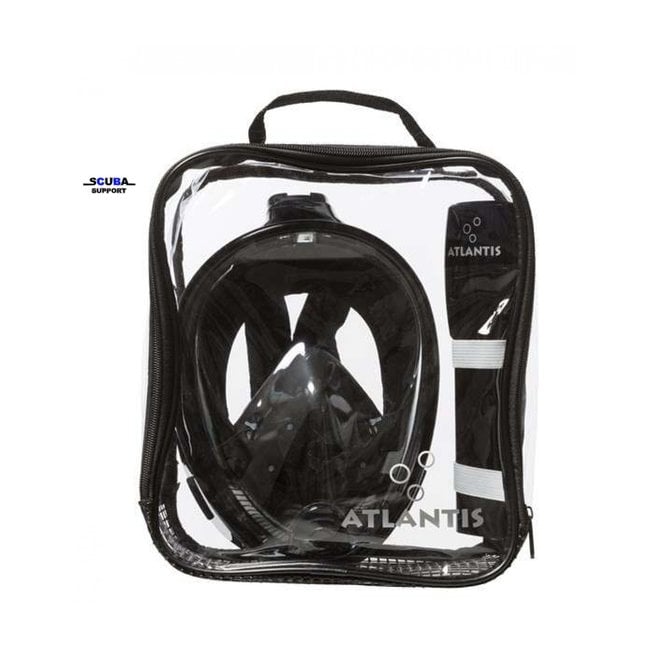 Atlantis Atlantis Full Face Snorkelmask Black
