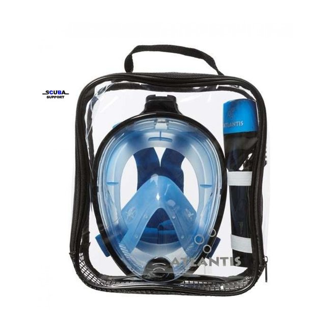 Atlantis Atlantis Full Face Snorkelmask Black/Blue