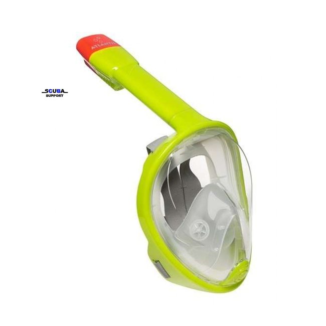 Atlantis Full Face Snorkelmasker Hot Lime