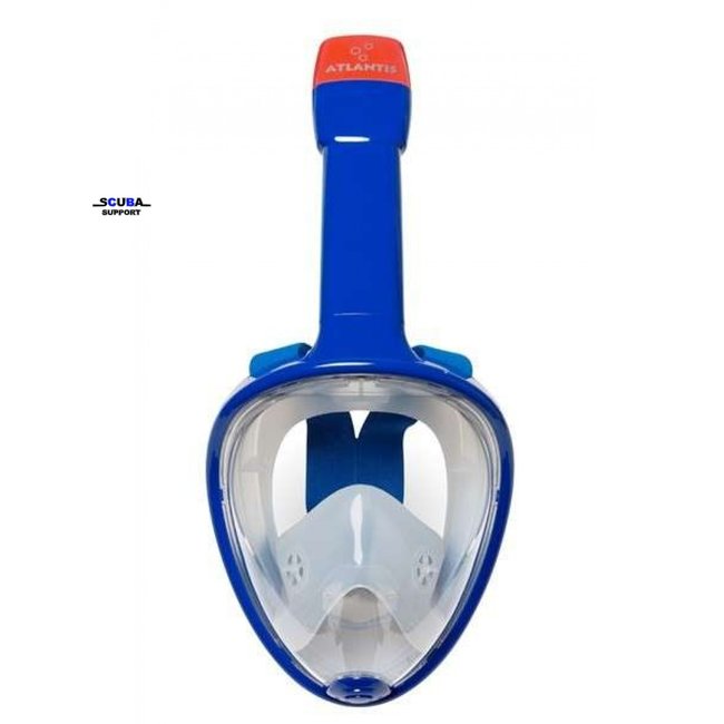 Atlantis Full Face Snorkelmasker Bright Blue