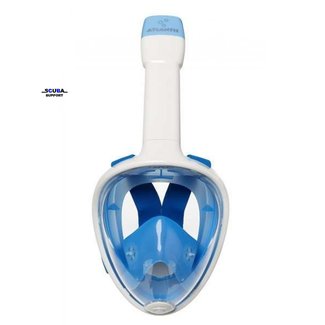 Atlantis Full Face Snorkelmasker White/Blue