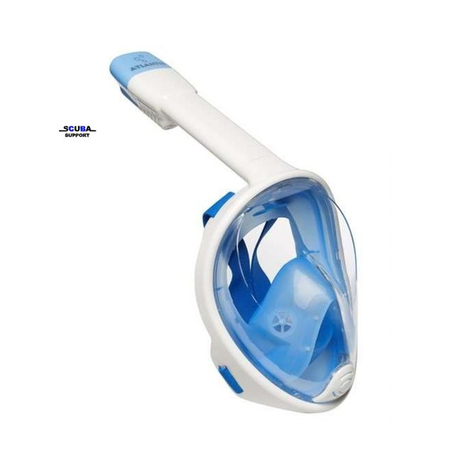Atlantis Full Face Snorkelmasker White/Blue